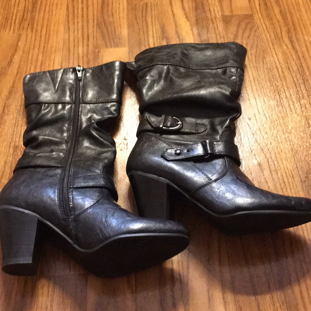 Mid calf boots